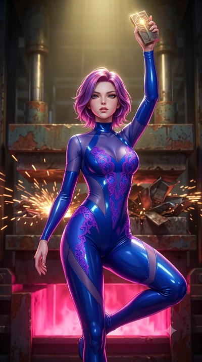 score_9, masterpiece, best quality, ultra-detailed, high-budget anime keyframe, editorial fashion photography, tasteful artistic composition, realistic cosplay photography, Caucasian woman, strictly human ears. close-up cowboy shot from the waist and
