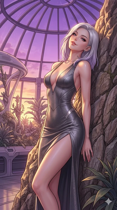 score_9, masterpiece, best quality, ultra-detailed, high-budget anime keyframe, editorial fashion photography, tasteful artistic composition, Caucasian woman, strictly human ears. cowboy shot from the thighs up, character and outfit filling the frame