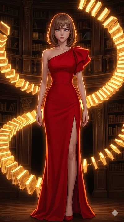 score_9, masterpiece, best quality, ultra-detailed, high-budget anime keyframe, editorial fashion photography, tasteful artistic composition, Caucasian woman, strictly human ears. cowboy shot from the thighs up, character and outfit filling the frame