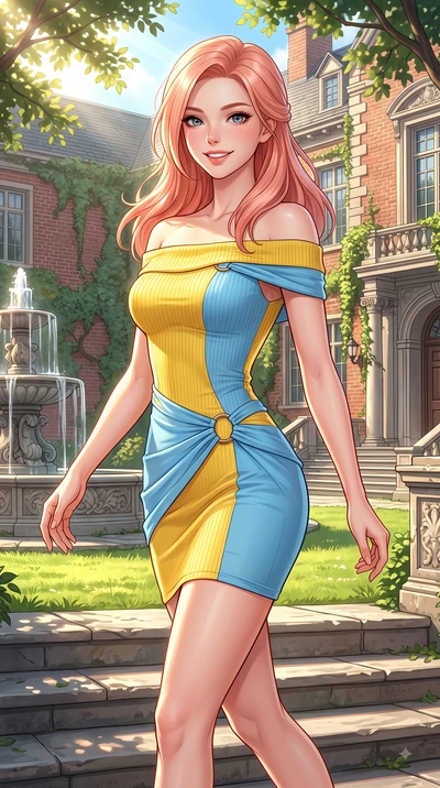 score_9, masterpiece, best quality, ultra-detailed, high-budget anime keyframe, editorial fashion photography, tasteful artistic composition, Japanese woman. close-up cowboy shot from the waist and thighs up, the character dominates the composition, 