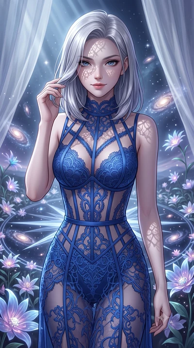 score_9, masterpiece, best quality, ultra-detailed, high-budget anime keyframe, editorial fashion photography, tasteful artistic composition, Caucasian woman, strictly human ears. close-up cowboy shot from the waist and thighs up, the character domin