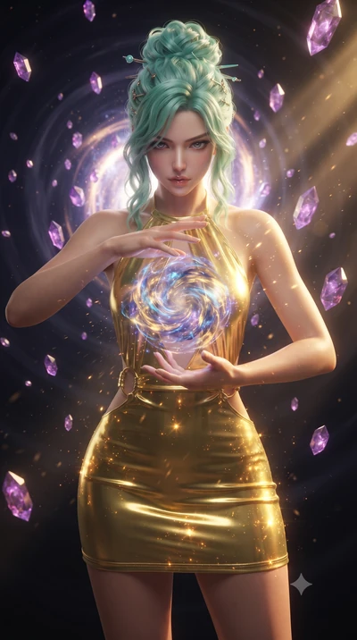score_9, masterpiece, best quality, ultra-detailed, high-budget anime keyframe, editorial fashion photography, tasteful artistic composition, realistic cosplay photography, Japanese woman. close-up cowboy shot from the waist and thighs up, the charac