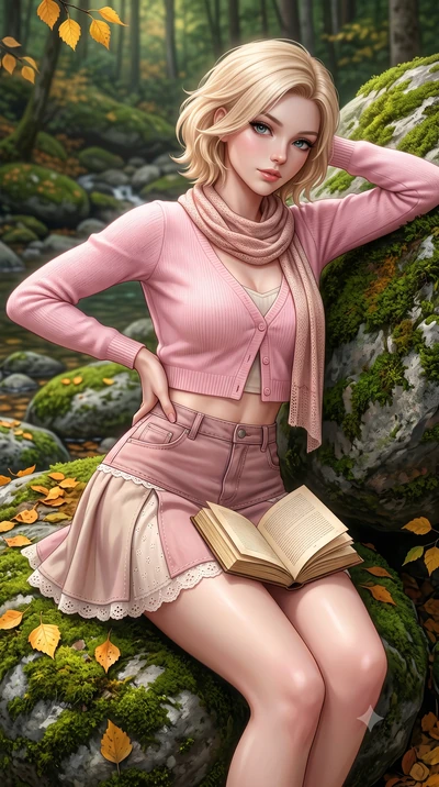 score_9, masterpiece, best quality, ultra-detailed, high-budget anime keyframe, semi-realistic 3D game render, editorial fashion photography, tasteful artistic composition, Caucasian woman. close-up cowboy shot from the waist and thighs up, the chara