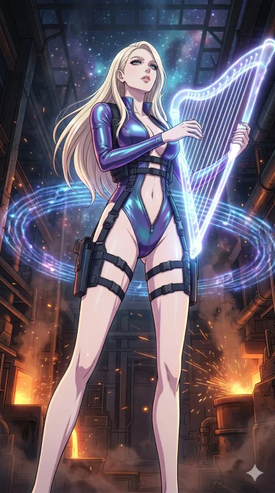score_9, masterpiece, best quality, ultra-detailed, High-budget Anime Keyframe, vibrant colors, fluid line-art, expressive lighting, cinematic composition, Ufotable-style visual effects, top-tier animation quality, Caucasian woman with pale skin, blo