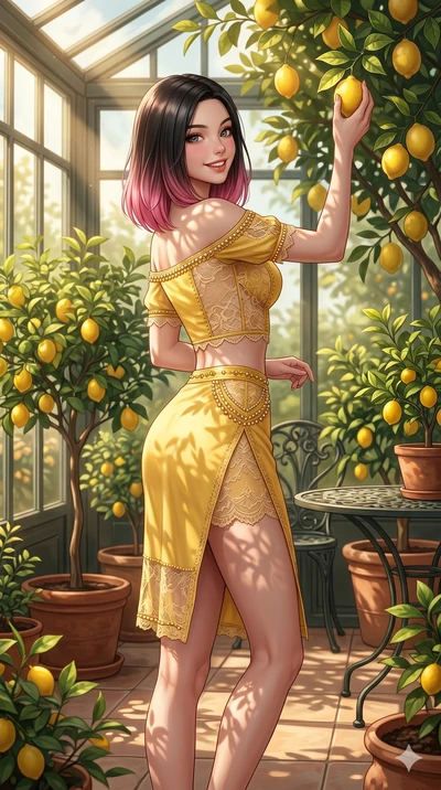 score_9, masterpiece, best quality, ultra-detailed, high-budget anime keyframe, editorial fashion photography, tasteful artistic composition, Korean woman. cowboy shot from the thighs up, character and outfit filling the frame for maximum editorial p
