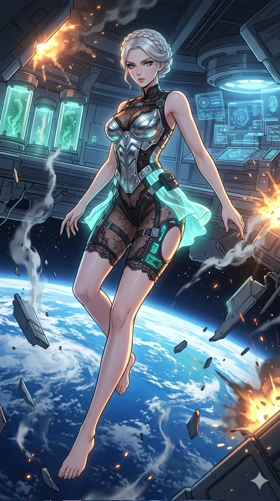 score_9, masterpiece, best quality, ultra-detailed, High-budget Anime Keyframe, vibrant colors, fluid line-art, expressive lighting, cinematic composition, Ufotable-style visual effects, top-tier animation quality, Caucasian woman with pale skin, blo