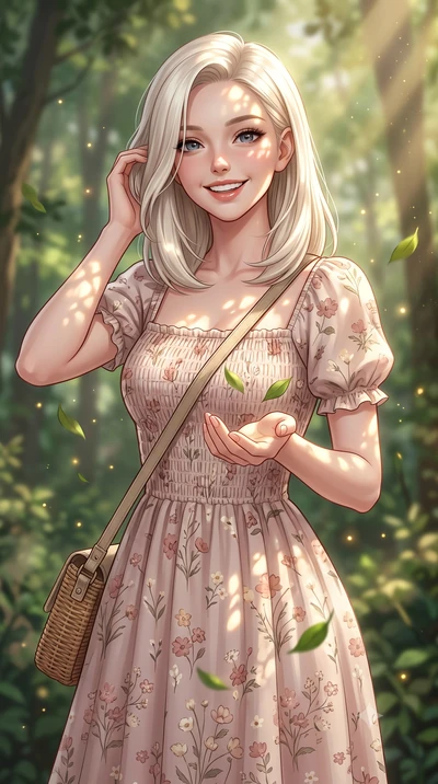 score_9, masterpiece, best quality, ultra-detailed, high-budget anime keyframe, semi-realistic 3D game render, editorial fashion photography, tasteful artistic composition, Caucasian woman. close-up cowboy shot from the waist and thighs up, the chara