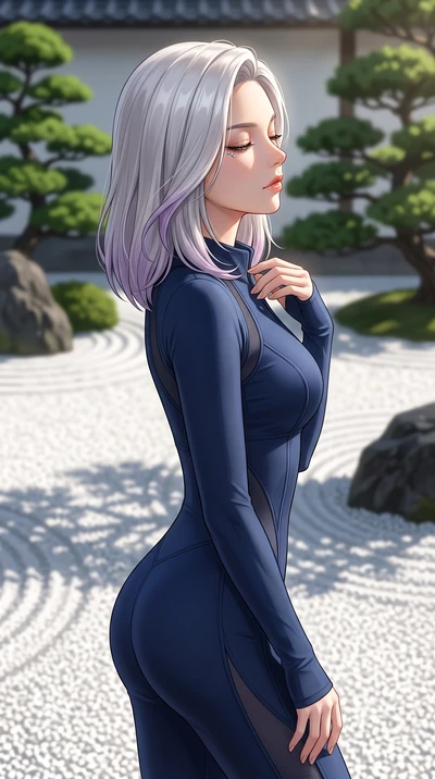 score_9, masterpiece, best quality, ultra-detailed, high-budget anime keyframe, editorial fashion photography, tasteful artistic composition, Caucasian woman woman. close-up cowboy shot from the waist and thighs up, the character dominates the compos