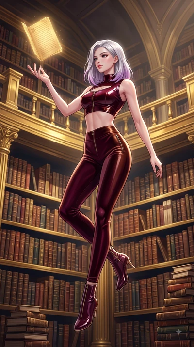 score_9, masterpiece, best quality, ultra-detailed, high-budget anime keyframe, editorial fashion photography, tasteful artistic composition, Caucasian woman. low angle full-body shot from head to toe showing her feet, filling the entire 9:16 vertica