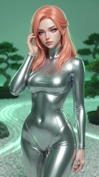score_9, masterpiece, best quality, ultra-detailed, high-budget anime keyframe, editorial fashion photography, tasteful artistic composition, Japanese woman. close-up cowboy shot from the waist and thighs up, the character dominates the composition, 