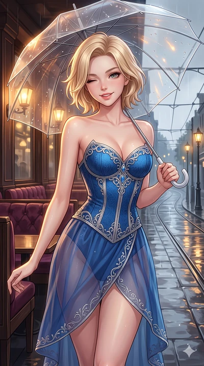 score_9, masterpiece, best quality, ultra-detailed, high-budget anime keyframe, vibrant anime aesthetic, Caucasian woman, strictly human ears. close-up cowboy shot from the waist and thighs up, the character dominates the composition, filling the fra