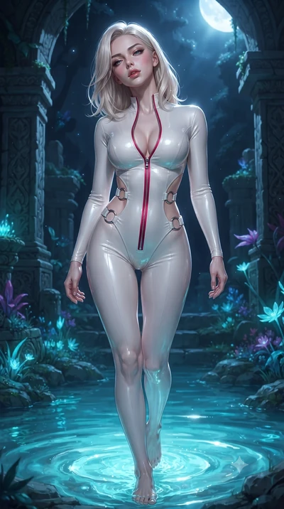 score_9, masterpiece, best quality, ultra-detailed, high-budget anime keyframe, editorial fashion photography, tasteful artistic composition, Caucasian woman. close-up cowboy shot from the waist and thighs up, the character dominates the composition,