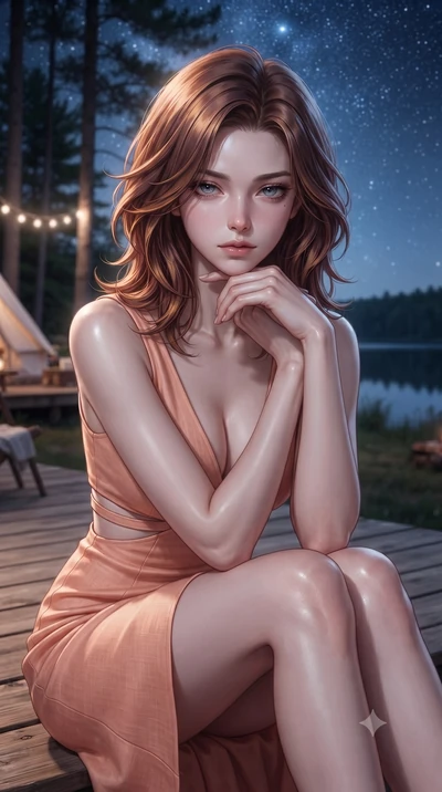 score_9, masterpiece, best quality, ultra-detailed, high-budget anime keyframe, editorial fashion photography, tasteful artistic composition, Korean woman. close-up cowboy shot from the waist and thighs up, the character dominates the composition, fi