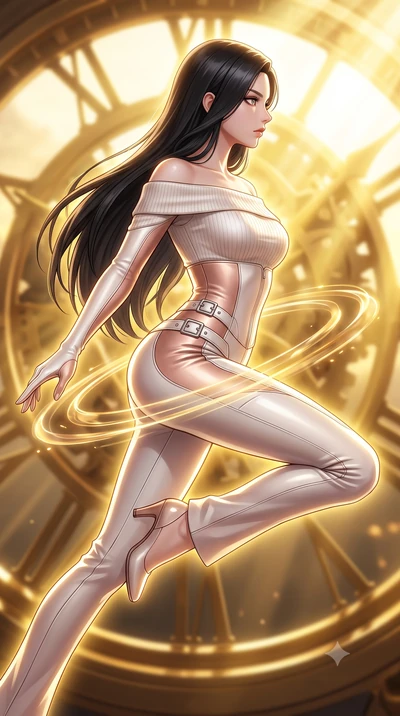 score_9, masterpiece, best quality, ultra-detailed, high-budget anime keyframe, editorial fashion photography, tasteful artistic composition, Korean woman. close-up cowboy shot from the waist and thighs up, the character dominates the composition, fi