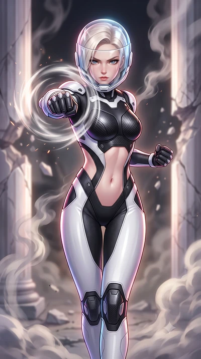 score_9, masterpiece, best quality, ultra-detailed, high-budget anime keyframe, semi-realistic 3D game render, editorial fashion photography, tasteful artistic composition, Caucasian woman. close-up cowboy shot from the waist and thighs up, the chara