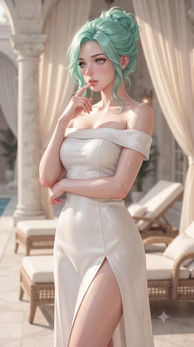 score_9, masterpiece, best quality, ultra-detailed, high-budget anime keyframe, editorial fashion photography, tasteful artistic composition, Japanese woman woman. close-up cowboy shot from the waist and thighs up, the character dominates the composi
