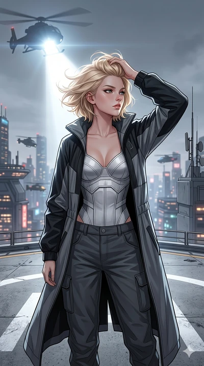 score_9, masterpiece, best quality, ultra-detailed, high-budget anime keyframe, editorial fashion photography, tasteful artistic composition, Caucasian woman, strictly human ears. Upper body close-up from the thighs up, character filling the screen f