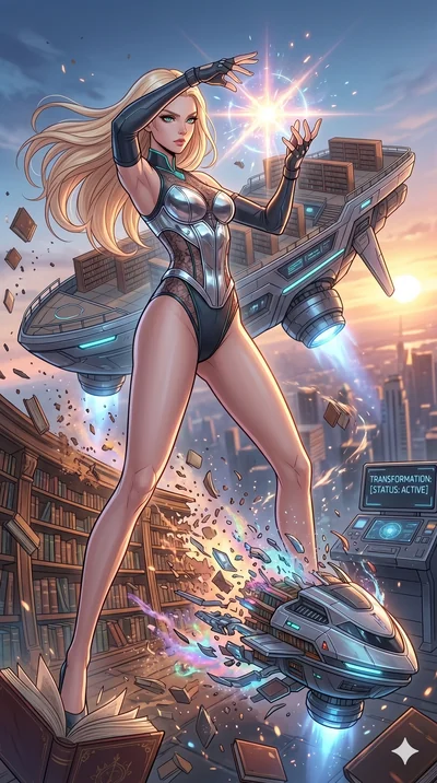 score_9, masterpiece, best quality, ultra-detailed, high-budget anime movie keyframe, cinematic anime lighting, intricate line art, Japanese anime girl. Low angle cowboy shot capturing a powerful motion and statuesque presence. casting a spell that t