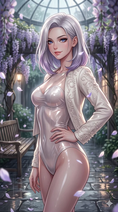 score_9, masterpiece, best quality, ultra-detailed, high-budget anime keyframe, vibrant anime aesthetic, Caucasian woman, strictly human ears. close-up cowboy shot from the waist and thighs up, the character dominates the composition, filling the fra