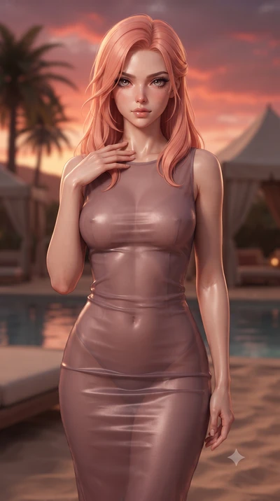 score_9, masterpiece, best quality, ultra-detailed, high-budget anime keyframe, editorial fashion photography, tasteful artistic composition, Japanese woman. close-up cowboy shot from the waist and thighs up, the character dominates the composition, 