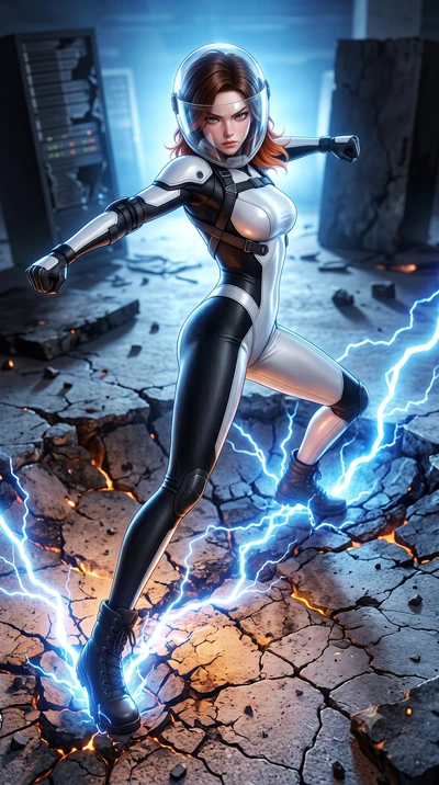 score_9, masterpiece, best quality, ultra-detailed, high-budget anime keyframe, semi-realistic 3D game render, editorial fashion photography, tasteful artistic composition, Korean woman. low angle full-body shot from head to toe showing her feet, fil