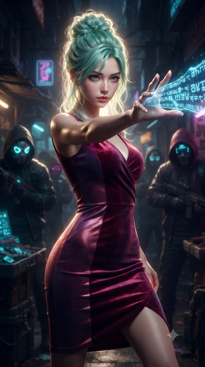 score_9, masterpiece, best quality, ultra-detailed, high-budget anime keyframe, editorial fashion photography, tasteful artistic composition, realistic cosplay photography, Japanese woman. close-up cowboy shot from the waist and thighs up, the charac