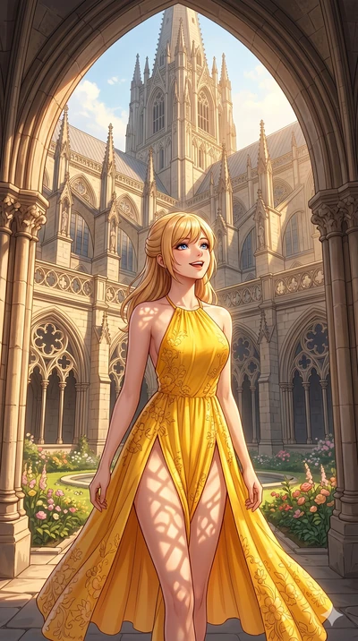 score_9, masterpiece, best quality, ultra-detailed, high-budget anime keyframe, editorial fashion photography, tasteful artistic composition, Caucasian woman, strictly human ears. cowboy shot from the thighs up, character and outfit filling the frame