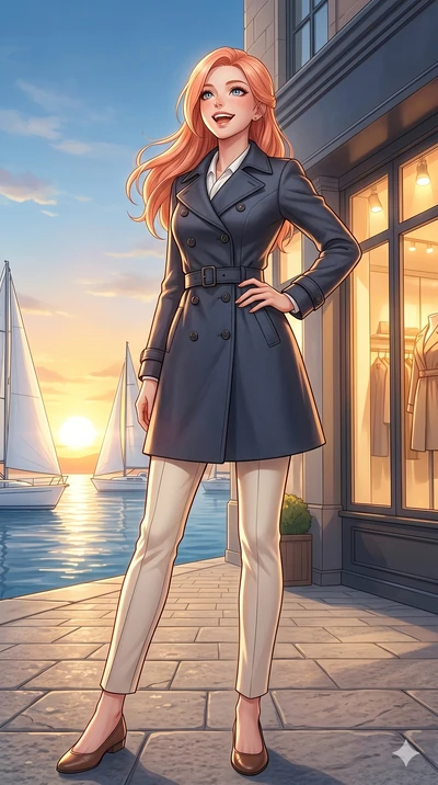 score_9, masterpiece, best quality, ultra-detailed, high-budget anime keyframe, vibrant anime aesthetic, Japanese woman. low angle full-body shot from head to toe showing her feet, filling the entire 9:16 vertical frame with her statuesque presence, 