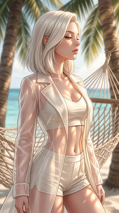 score_9, masterpiece, best quality, ultra-detailed, high-budget anime keyframe, editorial fashion photography, tasteful artistic composition, Caucasian woman woman. close-up cowboy shot from the waist and thighs up, the character dominates the compos