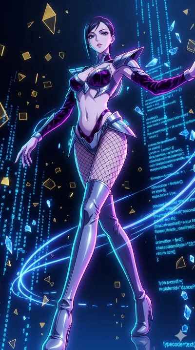 score_9, masterpiece, best quality, ultra-detailed, High-budget Anime Keyframe, vibrant colors, fluid line-art, expressive lighting, cinematic composition, Ufotable-style visual effects, top-tier animation quality, Japanese woman with delicate and el