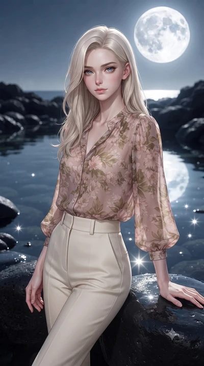 score_9, masterpiece, best quality, ultra-detailed, high-budget anime keyframe, editorial fashion photography, tasteful artistic composition, Caucasian woman, strictly human ears. close-up cowboy shot from the waist and thighs up, the character domin