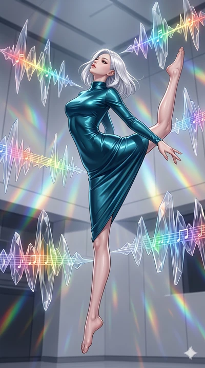 score_9, masterpiece, best quality, ultra-detailed, high-budget anime keyframe, editorial fashion photography, tasteful artistic composition, Korean woman. low angle full-body shot from head to toe showing her feet, filling the entire 9:16 vertical f