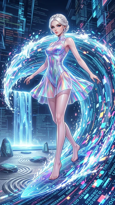 score_9, masterpiece, best quality, ultra-detailed, High-budget Anime Keyframe, vibrant colors, fluid line-art, expressive lighting, cinematic composition, Ufotable-style visual effects, top-tier animation quality, Caucasian woman with pale skin, blo