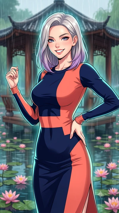 score_9, masterpiece, best quality, ultra-detailed, high-budget anime keyframe, editorial fashion photography, tasteful artistic composition, gorgeous anime illustration, with clean line-art, distinct ink outlines, and high-contrast stereoscopic dept