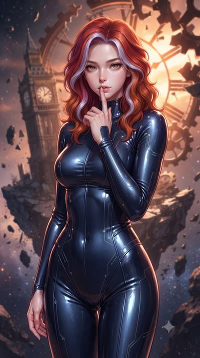 score_9, masterpiece, best quality, ultra-detailed, high-budget anime keyframe, editorial fashion photography, tasteful artistic composition, Caucasian woman. close-up cowboy shot from the waist and thighs up, the character dominates the composition,