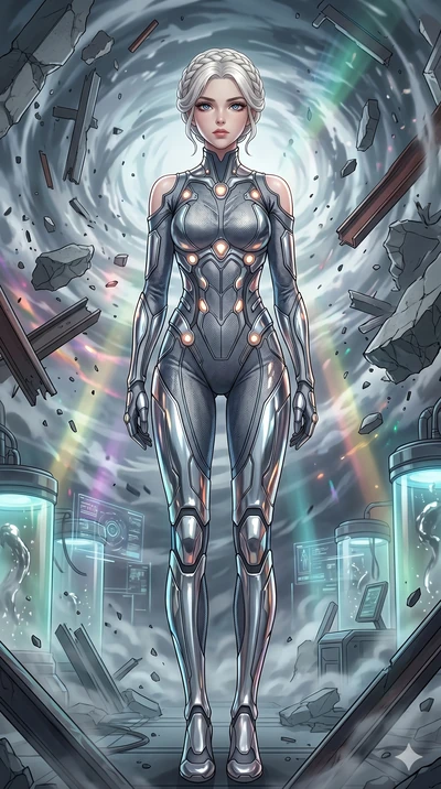 score_9, masterpiece, best quality, ultra-detailed, High-budget Anime Keyframe, vibrant colors, fluid line-art, expressive lighting, cinematic composition, Ufotable-style visual effects, top-tier animation quality, Korean woman with idol-like refined