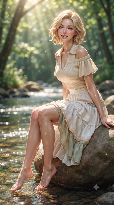 score_9, masterpiece, best quality, ultra-detailed, high-budget anime keyframe, editorial fashion photography, tasteful artistic composition, Caucasian woman. close-up cowboy shot from the waist and thighs up, the character dominates the composition,