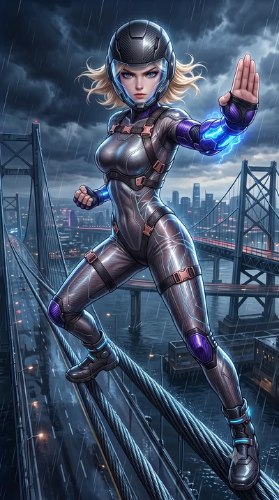 score_9, masterpiece, best quality, ultra-detailed, high-budget anime keyframe, semi-realistic 3D game render, editorial fashion photography, tasteful artistic composition, Caucasian woman. close-up cowboy shot from the waist and thighs up, the chara
