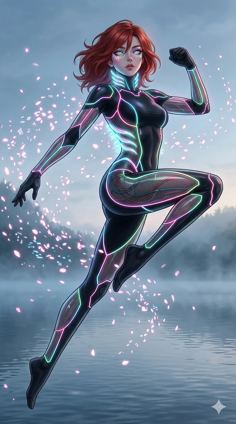 score_9, masterpiece, best quality, ultra-detailed, Set A: High-budget Anime Keyframe, Japanese woman in a cinematic setting. Cinematic lighting, vibrant colors, dramatic shadows, 2k, ultra detail, master piece, 9:16 ratio. Image Identifier: image_76.jpg