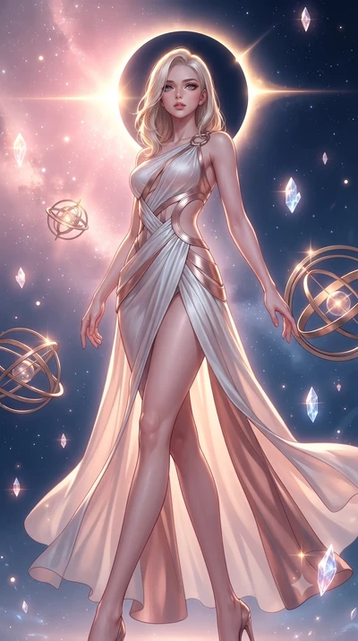 score_9, masterpiece, best quality, ultra-detailed, high-budget anime keyframe, editorial fashion photography, tasteful artistic composition, Caucasian woman. low angle full-body shot from head to toe showing her feet, filling the entire 9:16 vertica