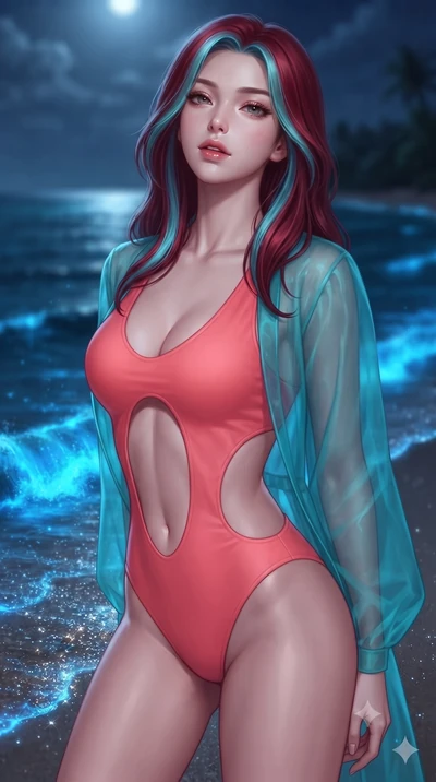 score_9, masterpiece, best quality, ultra-detailed, high-budget anime keyframe, editorial fashion photography, tasteful artistic composition, Caucasian woman, strictly human ears. close-up cowboy shot from the waist and thighs up, the character domin