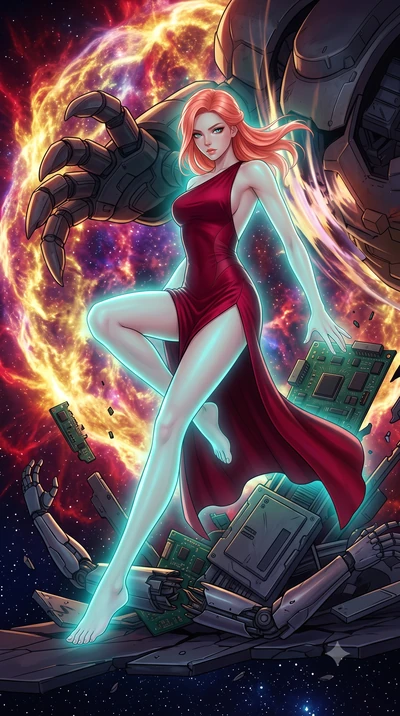 score_9, masterpiece, best quality, ultra-detailed, high-budget anime keyframe, editorial fashion photography, tasteful artistic composition, Japanese woman. low angle full-body shot from head to toe showing her feet, filling the entire 9:16 vertical