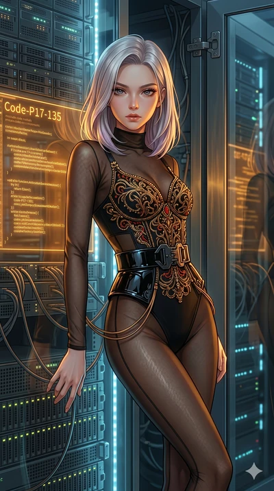 score_9, masterpiece, best quality, ultra-detailed, high-budget anime keyframe, editorial fashion photography, tasteful artistic composition, Caucasian woman, strictly human ears. cowboy shot from the thighs up, character and outfit filling the frame