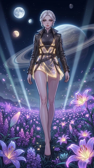 score_9, masterpiece, best quality, ultra-detailed, High-budget Anime Keyframe, vibrant colors, fluid line-art, expressive lighting, cinematic composition, Ufotable-style visual effects, top-tier animation quality, Japanese woman with delicate and el