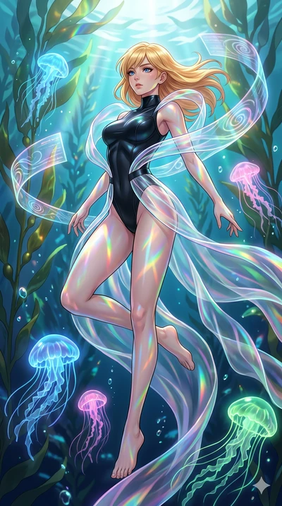 score_9, masterpiece, best quality, ultra-detailed, high-budget anime keyframe, editorial fashion photography, tasteful artistic composition, Caucasian woman, strictly human ears. low angle full-body shot from head to toe showing her feet, filling th