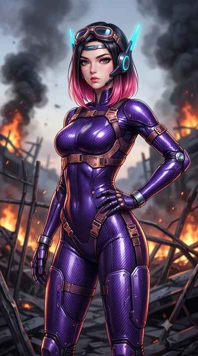 score_9, masterpiece, best quality, ultra-detailed, high-budget anime keyframe, semi-realistic 3D game render, editorial fashion photography, tasteful artistic composition, Korean woman. close-up cowboy shot from the waist and thighs up, the characte