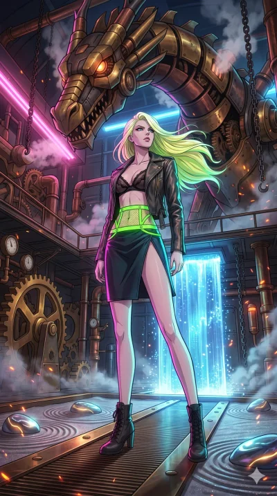 score_9, masterpiece, best quality, ultra-detailed, High-budget Anime Keyframe, vibrant colors, fluid line-art, expressive lighting, cinematic composition, Ufotable-style visual effects, top-tier animation quality, Caucasian woman with pale skin, blo