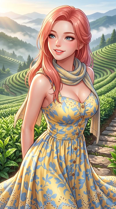 score_9, masterpiece, best quality, ultra-detailed, high-budget anime keyframe, semi-realistic 3D game render, editorial fashion photography, tasteful artistic composition, Japanese woman. close-up cowboy shot from the waist and thighs up, the charac