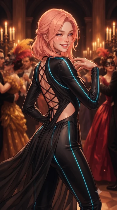 score_9, masterpiece, best quality, ultra-detailed, high-budget anime keyframe, editorial fashion photography, tasteful artistic composition, Japanese woman. close-up cowboy shot from the waist and thighs up, the character dominates the composition, 