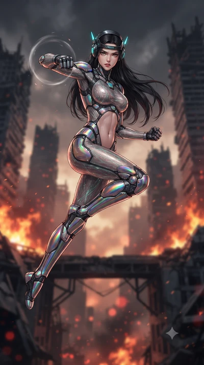 score_9, masterpiece, best quality, ultra-detailed, high-budget anime keyframe, editorial fashion photography, tasteful artistic composition, Korean woman. low angle full-body shot from head to toe showing her feet, filling the entire 9:16 vertical f